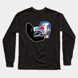 Modular Synth Robot Long Sleeve T-Shirt